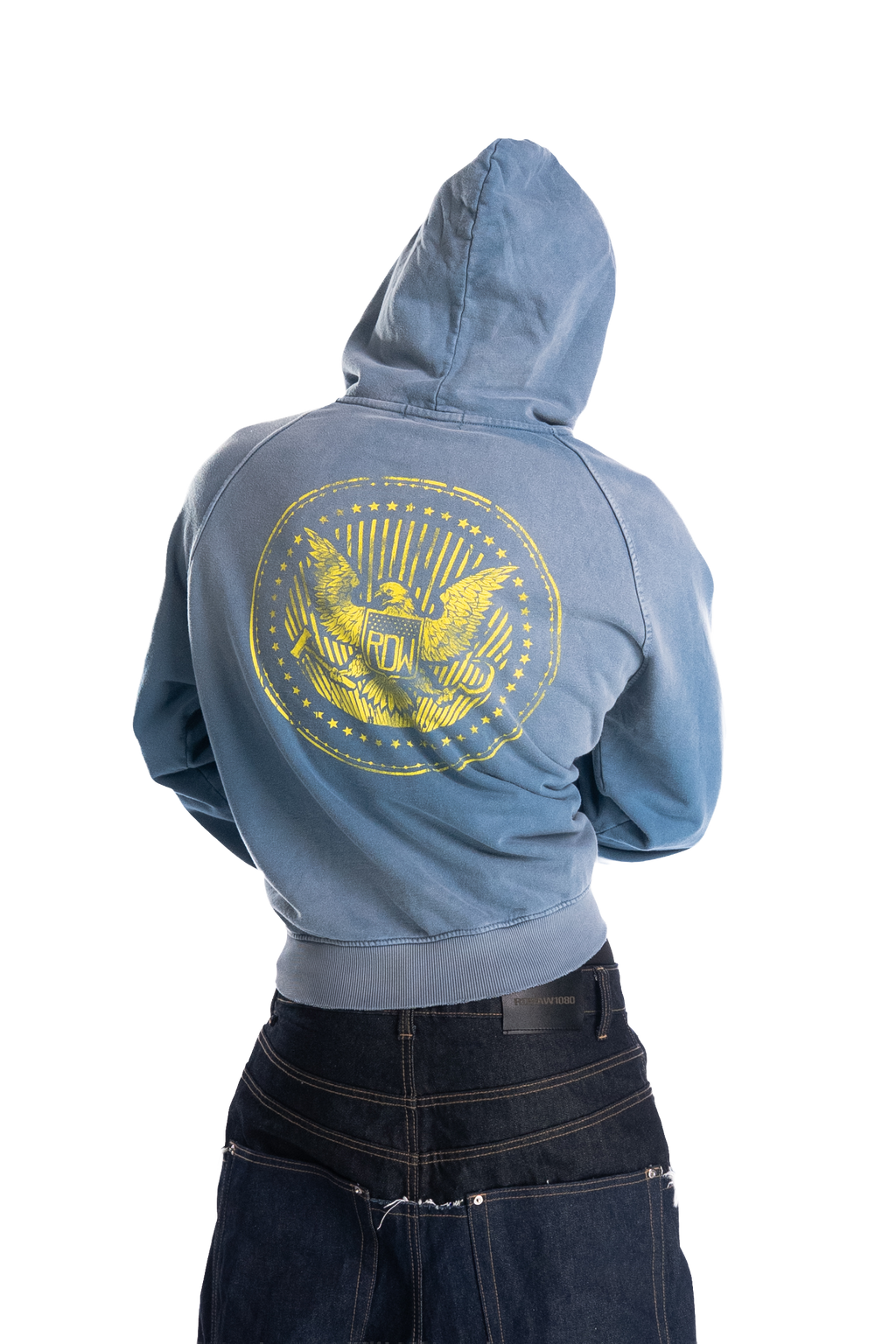 RDW Sunfaded Raglan Zip Up Hoodie