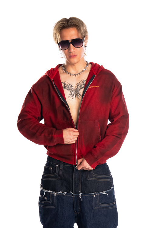 RDW Big Logo Dirt Zip Up Hoodie