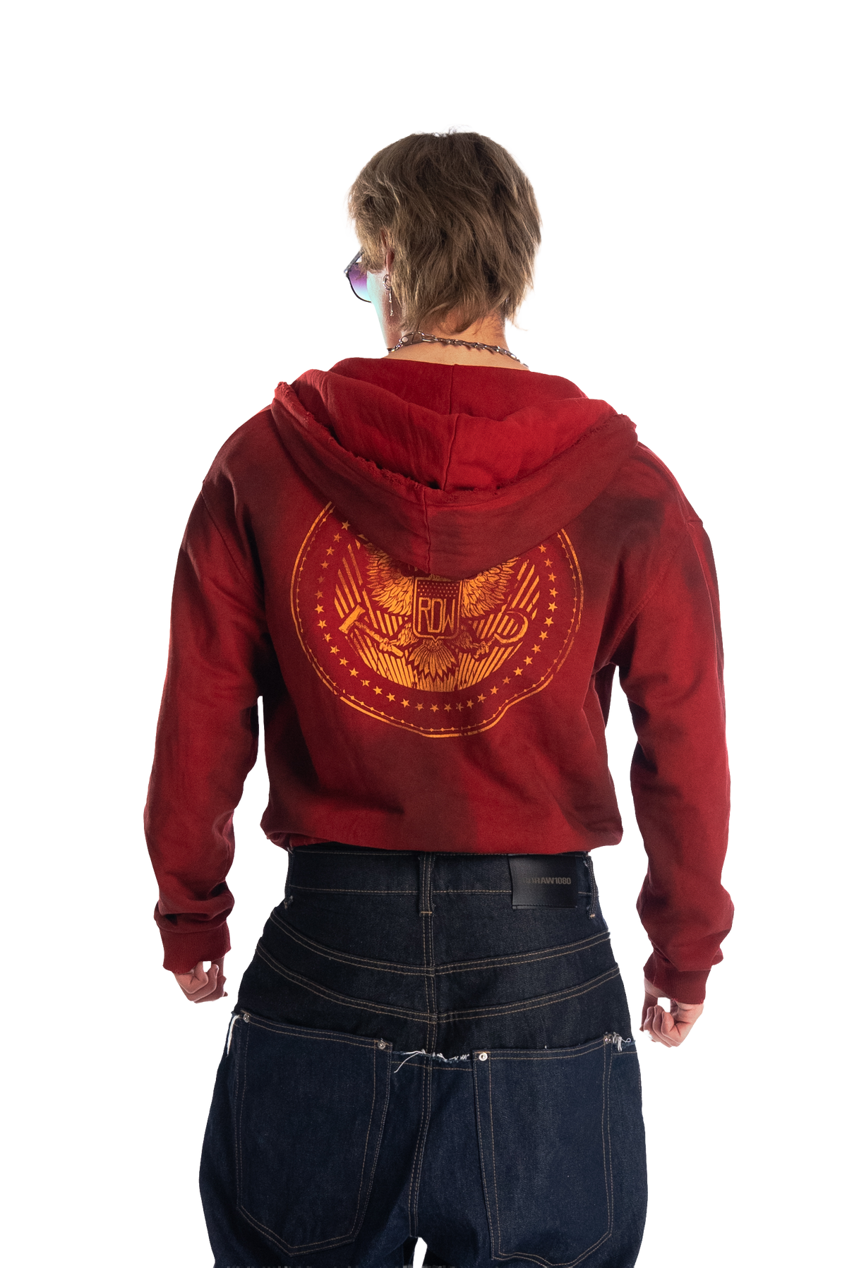 RDW Big Logo Dirt Zip Up Hoodie