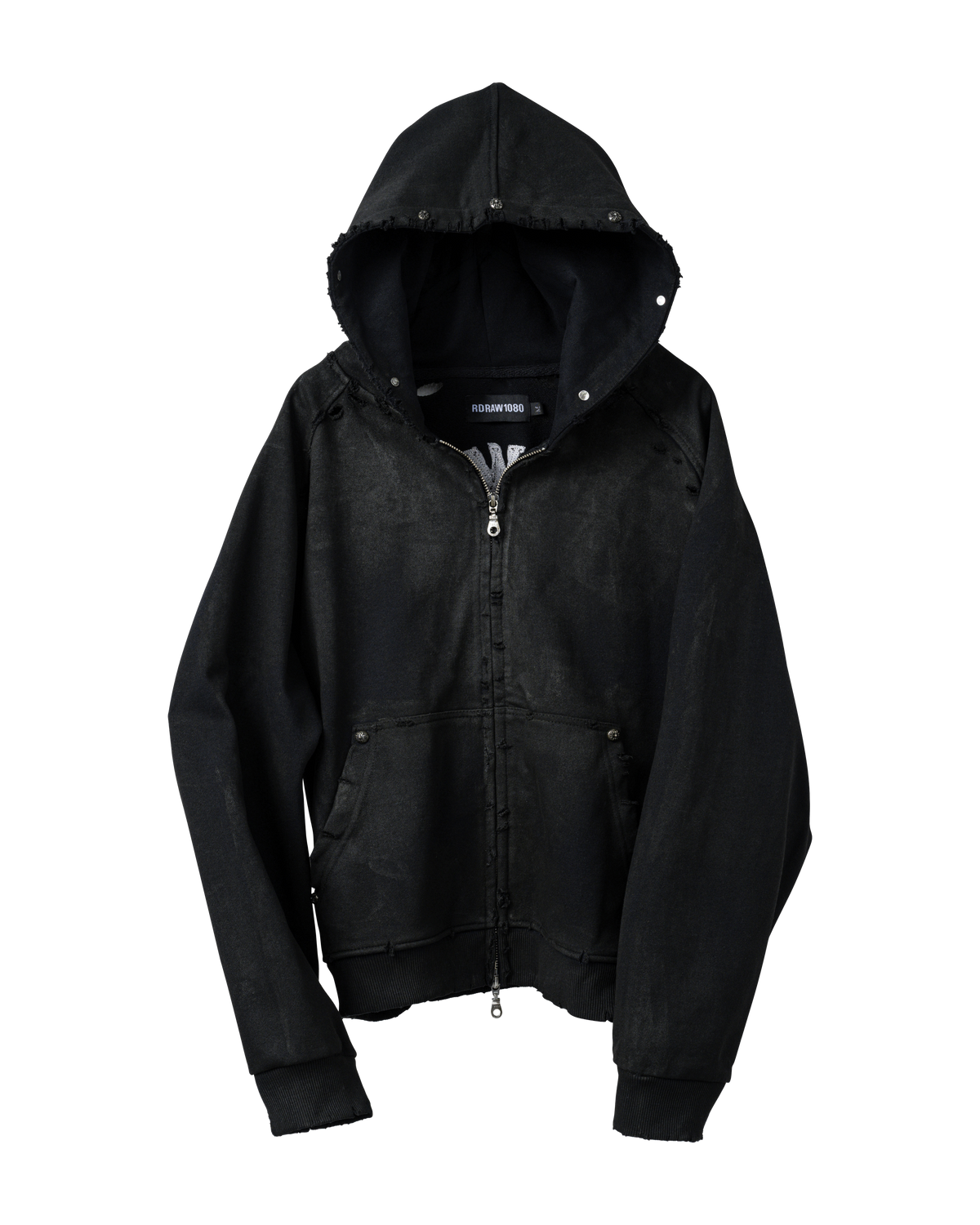 RDW Destroyed Raglan Zip Up