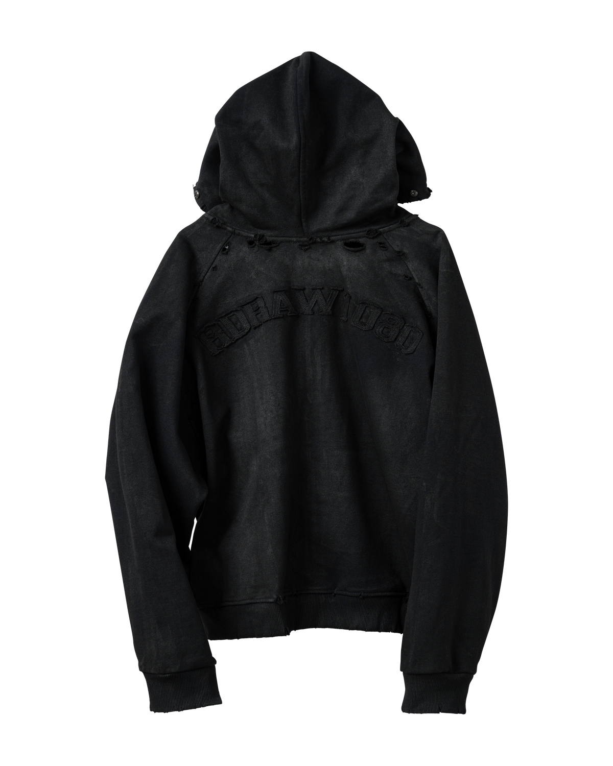 RDW Destroyed Raglan Zip Up