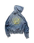 RDW Sunfaded Raglan Zip Up Hoodie