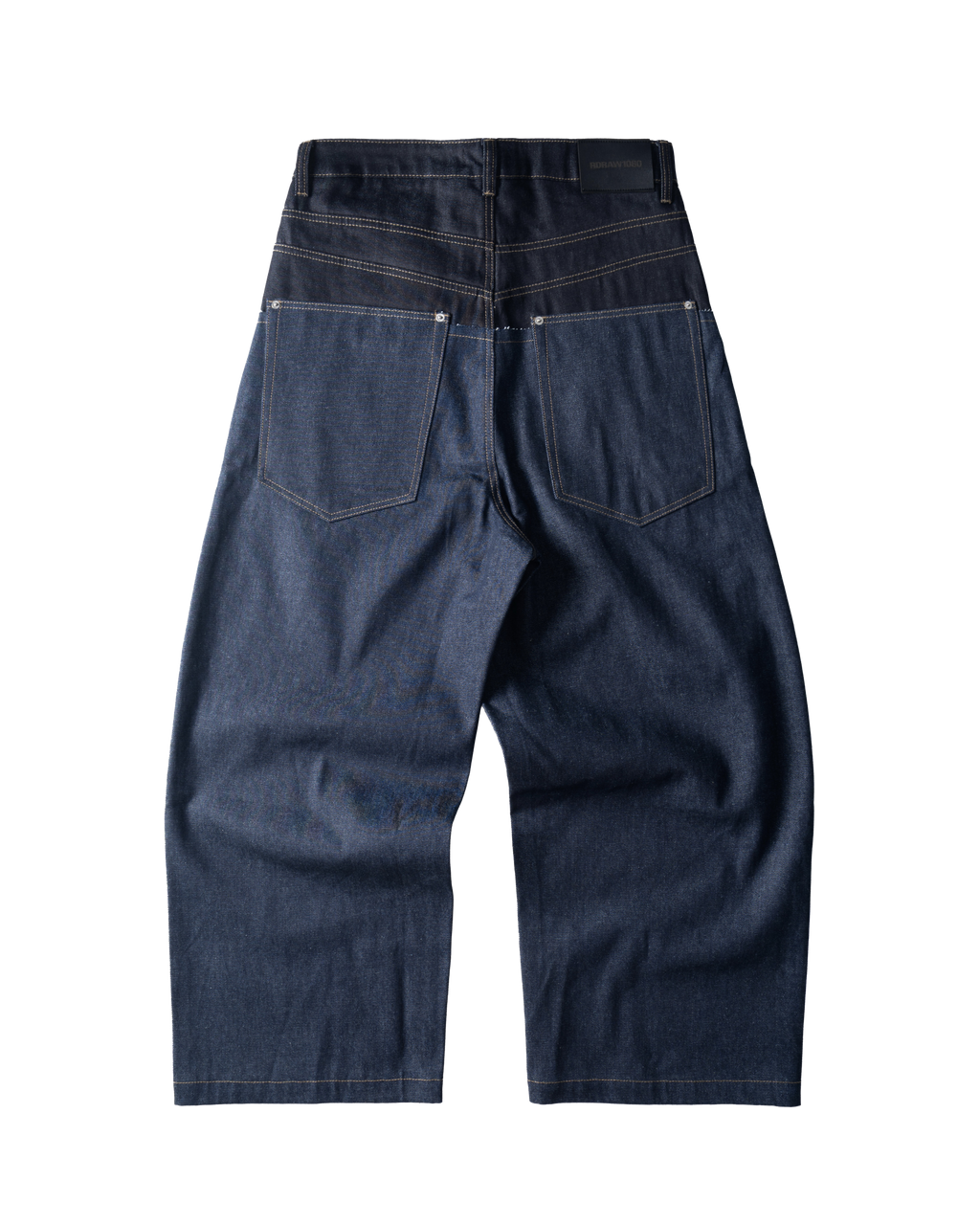 RDW Double Waist Raw Denim Pants