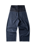 RDW Double Waist Raw Denim Pants