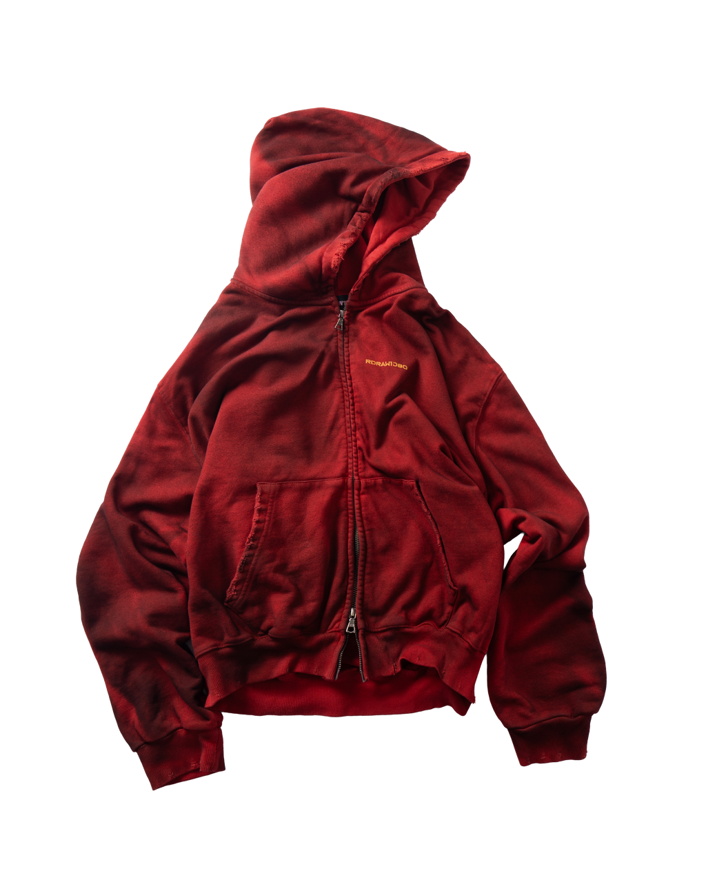 RDW Big Logo Dirt Zip Up Hoodie