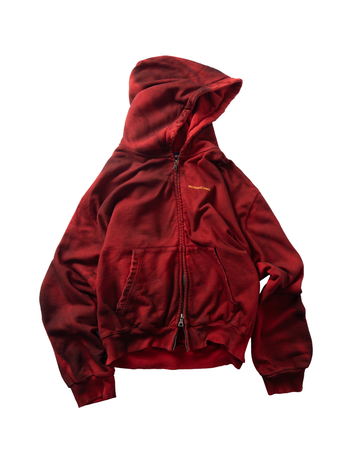 RDW Big Logo Dirt Zip Up Hoodie