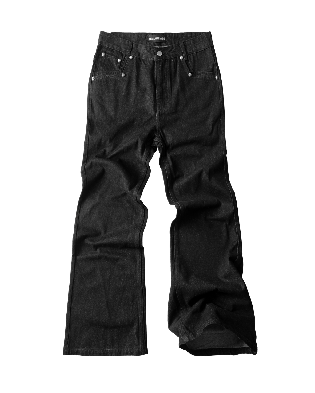 RDW Flared Raw Denim Pants