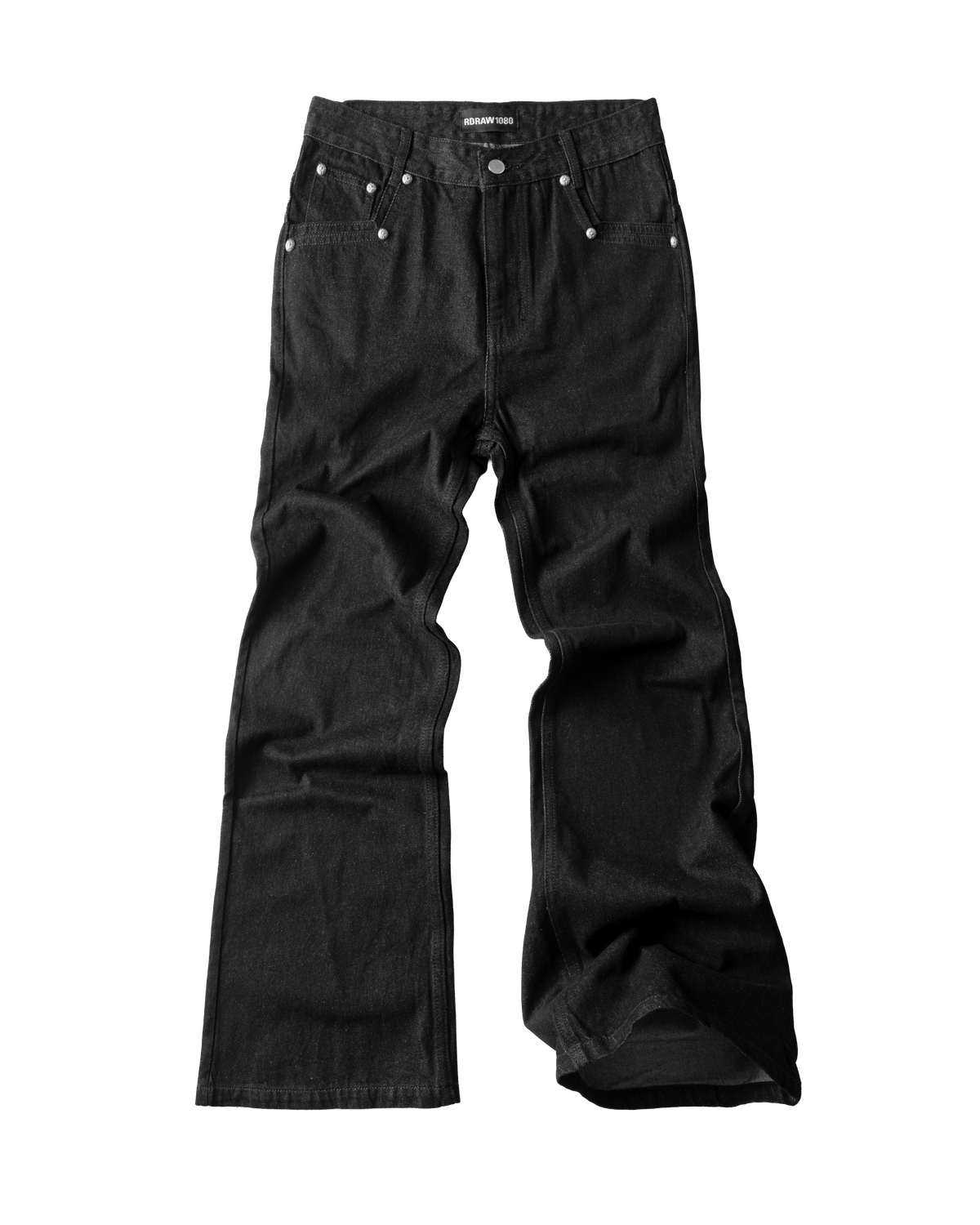 RDW Flared Raw Denim Pants