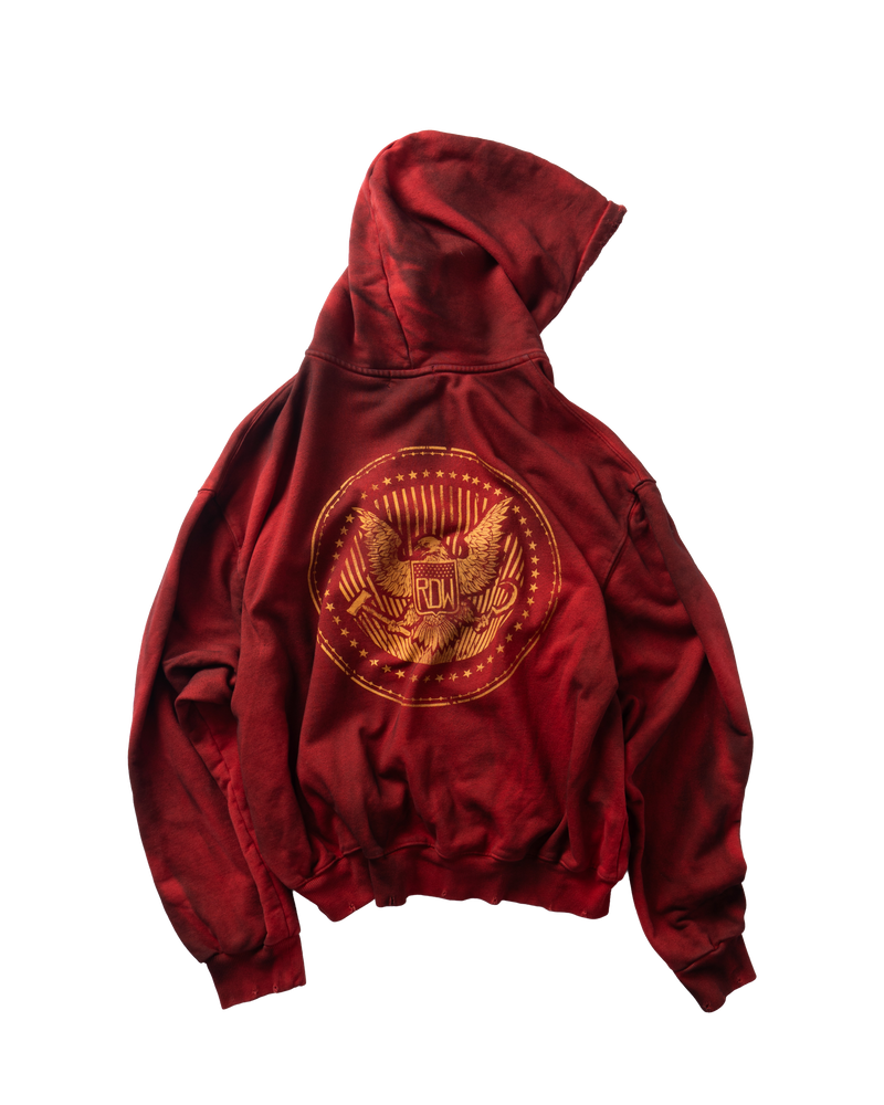 RDW Big Logo Dirt Zip Up Hoodie
