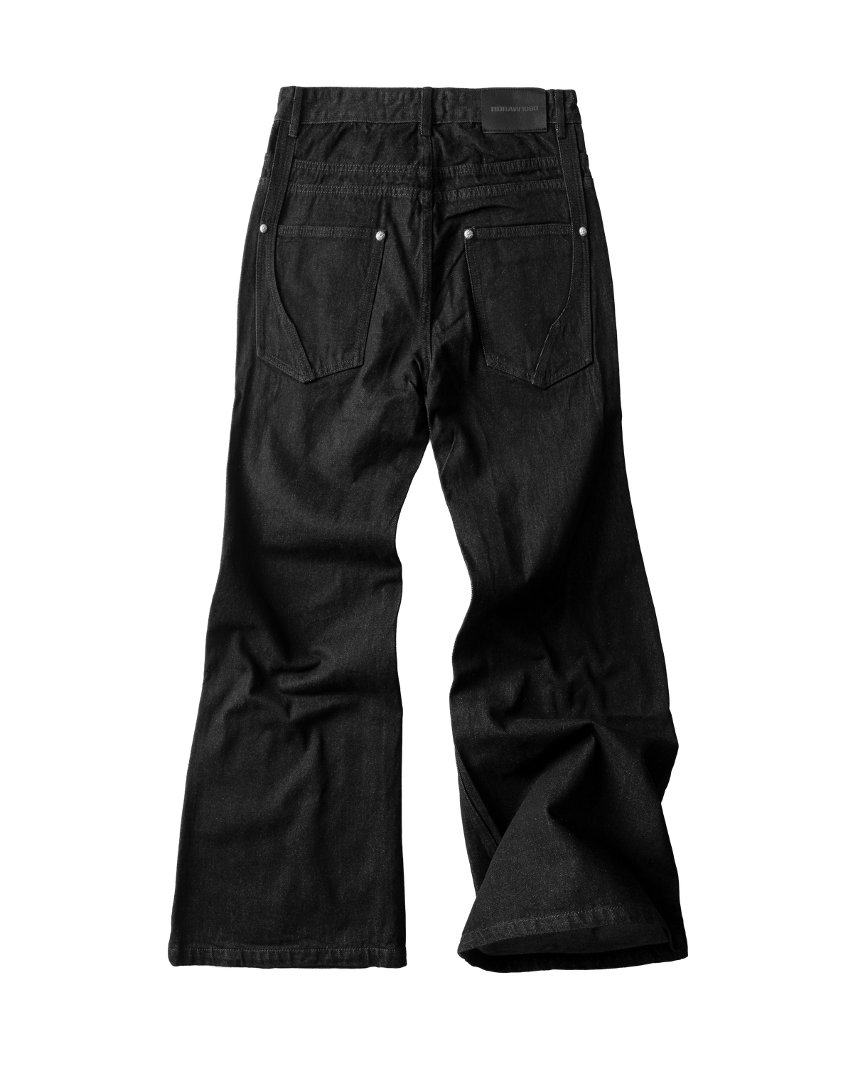 RDW Flared Raw Denim Pants