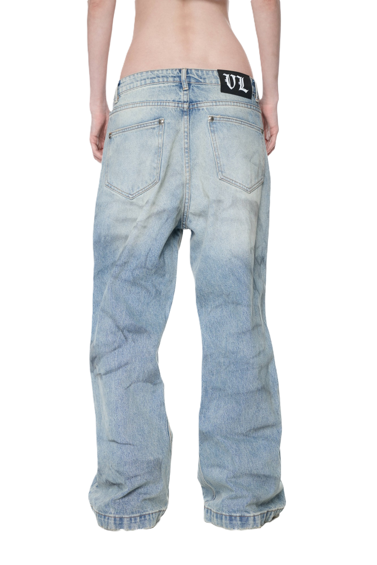 VL Spray Dirty Denim Pants
